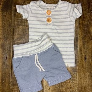 Lulu & Roo 0-3 Boy Short and Shirt